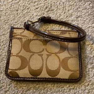 Coach zip wallet